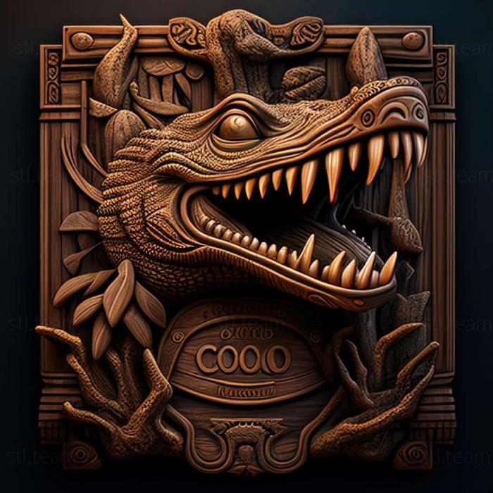 3D model Croc Legend of the Gobbos game (STL)
